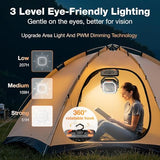 OGERY Camping Fan, Portable Fan Rechargeable with 30000mAh Battery, Stepless Speed Control, Fast Charging, Remote & LED Lantern for Tent, Travel, Car Camping, Camping Essentials