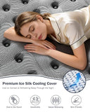 Firm Queen Mattress 14 inch, Cooling Hybrid Queen Mattress in a Box