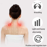 TOEWOE Back Massager, Neck Massager with Heat, Shiatsu Shoulder Massager, Electric Deep Kneading Massager for Back, Neck, Muscle Relief, Gift for Women Men (Color : Gold)