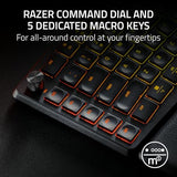 Razer Pro Type Ergo Wireless Split Ergonomic RGB Keyboard: Adjustable Tilt, Wrist Rest, Natural Typing