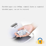 Sheet Cross Cut Paper Shredder for Home Use with Safety Lock