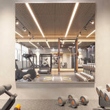 pertetey 95 x 40 in Home Gym Mirrors, Frameless, 2-Pack