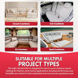 FOAMYFOAM High Density 4 inch Thick, 24 inch Wide, 24 inch Long Upholstery Foam, Cushion Replacement