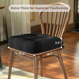 Codi 6 Pack Dining Chair Cushions, Thick Chairs Pads for Indoor Kitchen