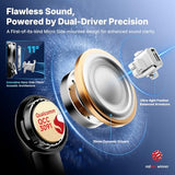Qualcomm aptX Lossless, Dual Drivers, Translation Earbuds, Snapdragon Sound, 6 Mics AI Clear Calls, Hi-Res Sound
