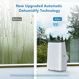 15000 BTU Portable Air Conditioner, 3-in-1 Indoor AC Unit with Cooling, Dehumidifier, Fan, 24-Hour Timer, Remote Control & Full Window Installation Kit – Cools Rooms Up to 850 Sq. Ft, 115V