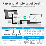 Bluetooth Thermal Shipping Label Printer, 4x6 Shipping Label Printer for Shipping Packages