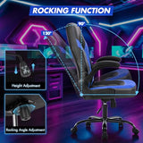 Sweetcrispy Computer Video Game Desk Chair: Ergonomic Comfy Lumbar Support