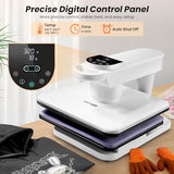 Digital Heat Transfer Sublimation Printer Press Industrial-Quality Power Shirt Press for Home Crafters and Beginners Visit the AKEYDIY Store