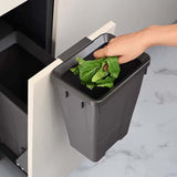Under Cabinet Pull-Out Trash Can & Recycling Bin Kit, Soft-Close Under Sink Waste Container (Double 18L + 8L) for Kitchen Organization & Space Saving