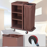 Hotel Cleaning Cart with Sto Bag & Wheels Commercial Utili Trolley for Housekeeping Hospitali Service Room Cleaning Soluts & Efficient