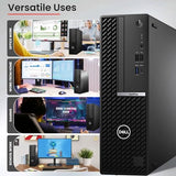 Dell OptiPlex 7000 SFF Business Desktop Computer – Intel Core i5 12th Gen – 16GB DDR4 RAM – 1TB SSD – Built-in WiFi – Wireless Keyboard & Mouse – Home & Office PC – Windows 11 Pro (Renewed)