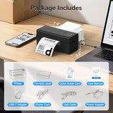 Thermal Label Printer, Wireless 4x6 Shipping Label Printer for Small Business & Shipping Packages