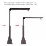 QERTYHJK Portable A3 Adjustable High Speed Book Image Document Camera Scanner 8 Mega-Pixel Max with OCR Function LED Light