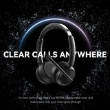 Wireless Headset with Mic for Work, Bluetooth Headset with Microphone (Noise Cancelling & Mute Button