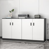 b89PvQuQt Office Cabinet File Cabinet Data Office Storage Floor Short Wooden Four Doors(Large)