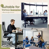 Office Chair Mat for Carpet, Tempered Glass Chair Mat with Rounded Corners and Polished Edges