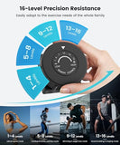 Dripex Elliptical Exercise Machine, Hyper-Quiet Magnetic Elliptical Machine for Home, 8-Level Resistance Elliptical Training Machines with 6KG Flywheel, Pulse Sensor & LCD Monitor (Blue)