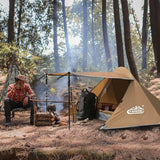 camppal 1 Person Tent for Camping Hiking Mountain Hunting Backpacking Tents 4 Season Resistance to Windproof Rainproof and Waterproof