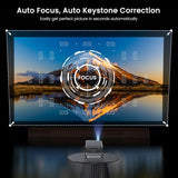 HAPPRUN 2500 ANSI Google TV Built-in Smart Movie Projector for Home Theater