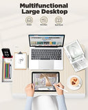 Extra Large 25.6" x 19.3" Portable Floor Stand Laptop Desk Table for Adult,Kids, Wood Bed Tray Table Lap Desk Visit the SAIJI Store