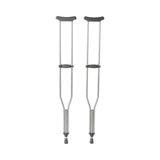 McKesson Aluminum Adjustable Underarm Crutches for Tall Adults, Max 350 lbs, 1 Pair