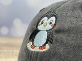 GDIQ Penguin Baseball Cap for Kids, Polar Animal Gifts for Boys Girls