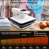 Digital Heat Transfer Sublimation Printer Press Industrial-Quality Power Shirt Press for Home Crafters and Beginners Visit the AKEYDIY Store