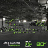 Greenworks 80V (750 CFM) Backpack Blower, 4.0Ah Battery and 4A Charger