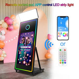 Magic Mirror Photo Booth, 65’’ Mirror Photo Booth