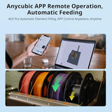Anycubic Kobra S1 Combo Multicolor 3D Printer with Anycubic ACE PRO, 4 Multicolor, Drying and Printing at the Same Time