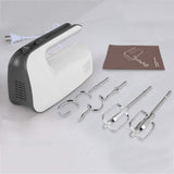Hand Mixer Electric Handheld Mixer with 5 Speed and Turbo Button Includes Sturdy Beaters and Dough Hooks