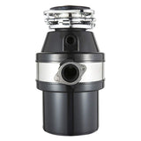 CGOLDENWALL Food Garbage Disposal Garbage Crusher Food Waste Disposer Device Stainless steel Grinder Household Kitchen Food Grinding Processor 560W (black)