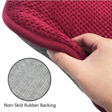 PAGGED Wine Red Foam Seat Cushions Kitchen Chairs Pads for Dining Chairs Non Slip Office Seat Cushions Washable