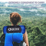 QEZER Down Mummy Sleeping Bag for Adults, 18°F to -11°F Cold Weather Winter Lightweight Compact for Camping Backpacking Hiking, Snow Camping Sleeping Bag with 600 Fill Power Down