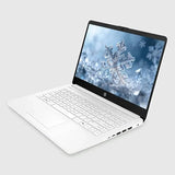 HP 14" Business Laptop Computer with 1-Year Microsoft Office 365 Included, 8GB RAM 576GB Storage (64GB eMMC+512GB SD Card), Dual-Core Intel, Windows 11, Snowflake White