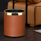 Double-Layer Metal Material Trash Can Household Waste Bins Living Room Bedroom