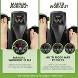 ANCHEER Under Desk Elliptical Machine - Quiet Pedal Exerciser for Seniors, Office & Home, Low-Impact Seated Leg Workout Equipment, Smart LCD Display, Remote Control(Black/Green)