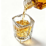 Valeways 2oz Heavy Base Shot Glasses, Sets of 6/Heart Shaped Clear Tequila Shots/Square Shot /Espresso Shot Glass/Bulk Shot Glasses