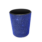 ihreesy Bling Car Garbage Trash Can,Glitter Diamond Trash Container Hanging Garbage Bin Multifuntional Organizer Storage Box