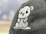 GDIQ Polar Bear Hat for Toddler Kid, Cute Arctic Animal Gifts for Child