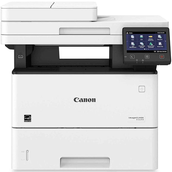 Canon imageCLASS D1620 - Monochrome Duplex Wireless Laser Printer, Multifunction With Scanner, White