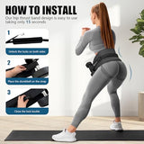 Exercise Hip Thrust Belt - Dumbbell Hip Thrust Belt, Thicken & Widen, Comfortable (black)