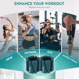 Ankle Weights Set of 2 (1 lb Each) Adjustable Wrist Weights for Women Men Wearable Arm Leg Weight for Pilates, Running, Walking, Workout, Yoga, Deep Emerald