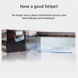 BUXGWLCH Electric Dual-Use Mini Paper Shredder Small A4 Bill Letter Document Invoice Cutting Tool for Home Office