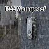 Outdoor Video Doorbell Camera Wireless 1080P with Screen for Home Office
