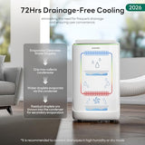 ZAFRO Inverter Portable Air Conditioners, 16000 BTU (12000 BTU SACC) Smart Portable AC Unit with Dual Hose/Ultra Quiet(38dB Upgraded)/Drainage-free/24Hrs Timer for Multi-Scenario Use, 2026 Upgraded