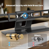 Laptop Locking Station, Premium Aluminum MacBook Security Lock with High-Security Copper Cylinder