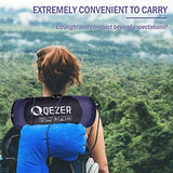 QEZER Down Mummy Sleeping Bag for Adults, 54°F to 28°F Warm Weather Lightweight Compact for Camping Backpacking Hiking, Outdoor Sleeping Bag with 600 Fill Power Down