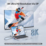 Acer Docking Station 3 Monitors, 11-in-1 Laptop Docking Station Stand with DP 8K + Dual HDMI 4K@60Hz, Ethernet, 10Gbps Data